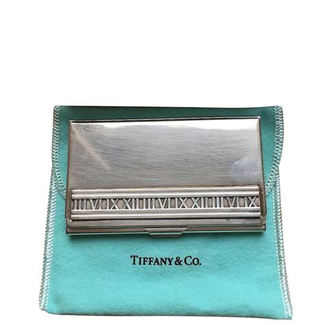 engraved business card holder tiffany.